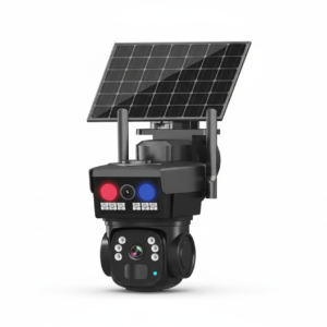Dynamic Bazar™ 4G + Solar Smart CCTV Camera (Double Lens)