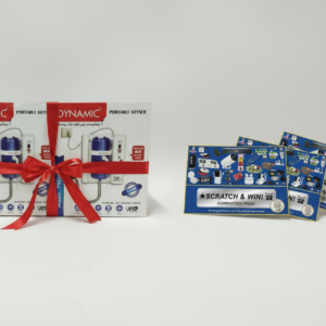 Combo pack Dynamic Bazar™ Instant Water Geyser (With MCB Safety | 4-Second Heating | Made In India) with 3 Scratch Coupon